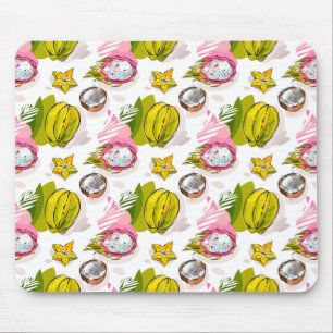 Mousepad Padrão de Fruta texturizada de mão livre