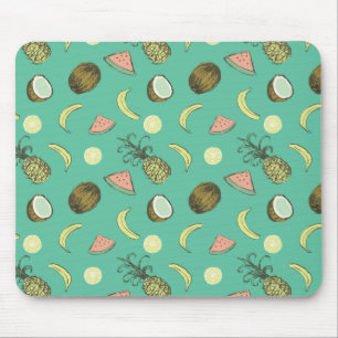Mousepad Padrão de Fruta tropical