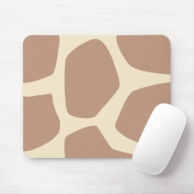Mousepad Padrão de girafa moderna (Com mouse)