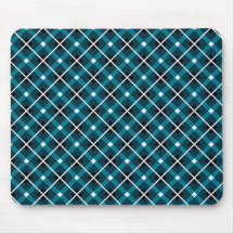 Padrão de Grade Geométrica Azul Turquesa e Azul Ma