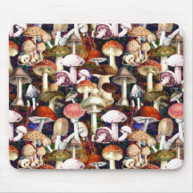 Padrão de horta de cogumelos castanhos