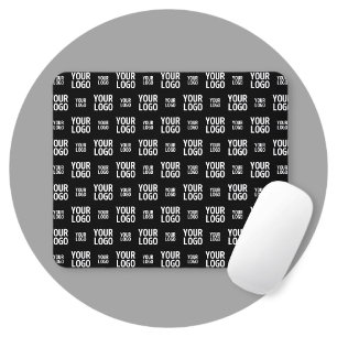 Mousepad Padrão de imagem, design ou logotipo de negócios e