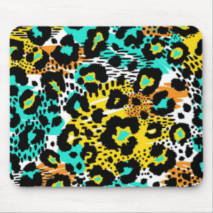 Mousepad Padrão de impressão animal