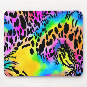 Mousepad Padrão de impressão animal colorido