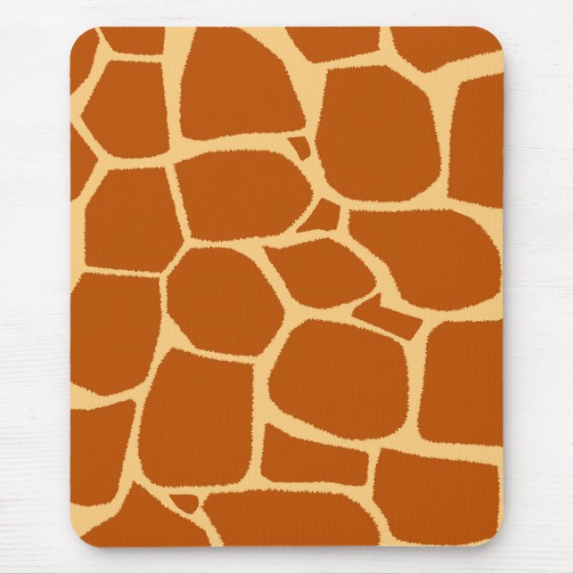 Mousepad Padrão de impressão de girafa (Frente)