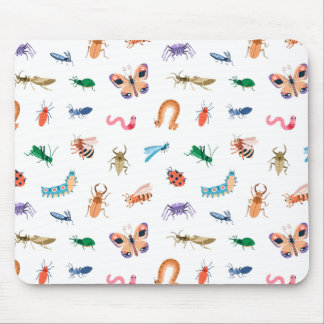 Mousepad Padrão de inseto colorido bonito