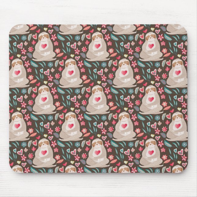 Mousepad Padrão de Largura do namorados (Frente)