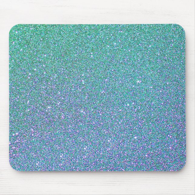 Mousepad Padrão de Lente Azul Verde Trendy (Frente)