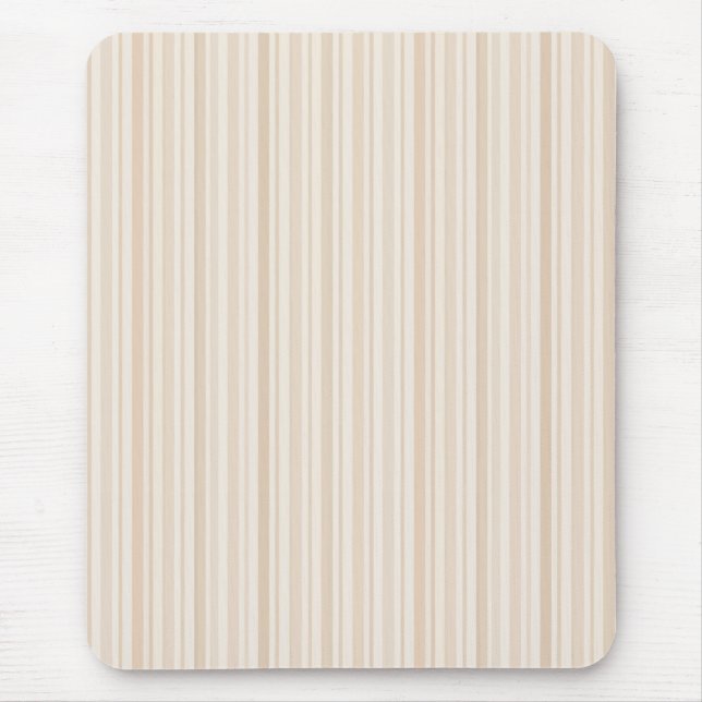 Mousepad Padrão de Listras Neutras Suaves (Frente)
