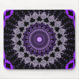 Mousepad Padrão de Mandala Roxo