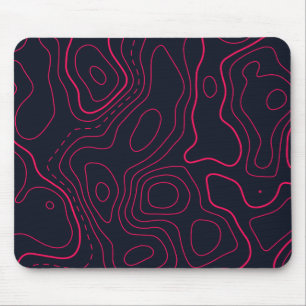 Mousepad Padrão de Mapa Topográfico