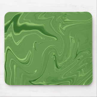 Mousepad Padrão de Mármore Líquido Verde Suave Malachite