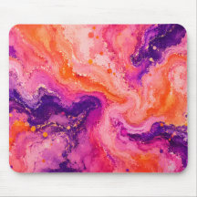 Padrão de Mármore Roxo Laranja Roxo