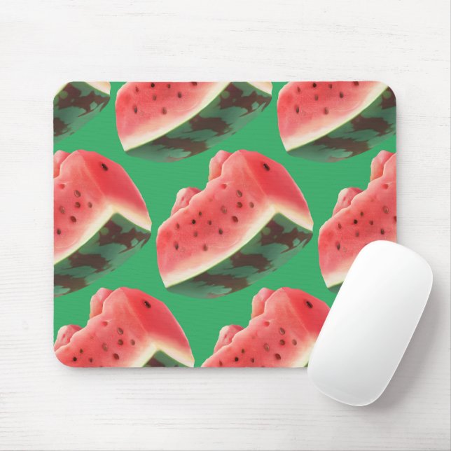 Mousepad Padrão de melancia (Com mouse)