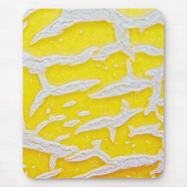 Mousepad Padrão de melão amarelo (Frente)