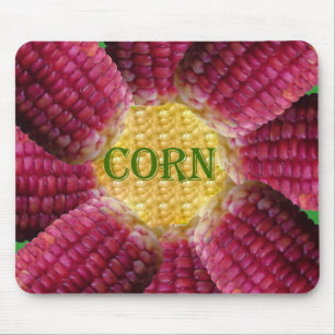 Mousepad Padrão de milho vermelho