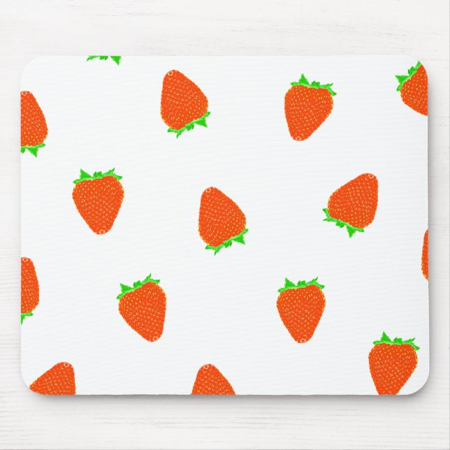 Mousepad padrão de morango (Frente)
