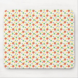 Mousepad Padrão de Morango Fofo