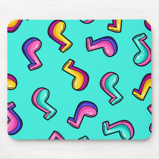 Mousepad Padrão de música (Frente)