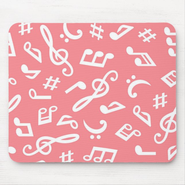 Mousepad Padrão de música (Frente)