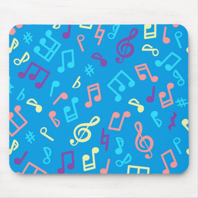 Mousepad Padrão de música (Frente)