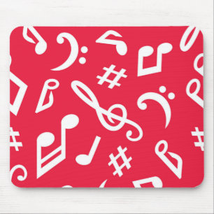 Mousepad Padrão de música
