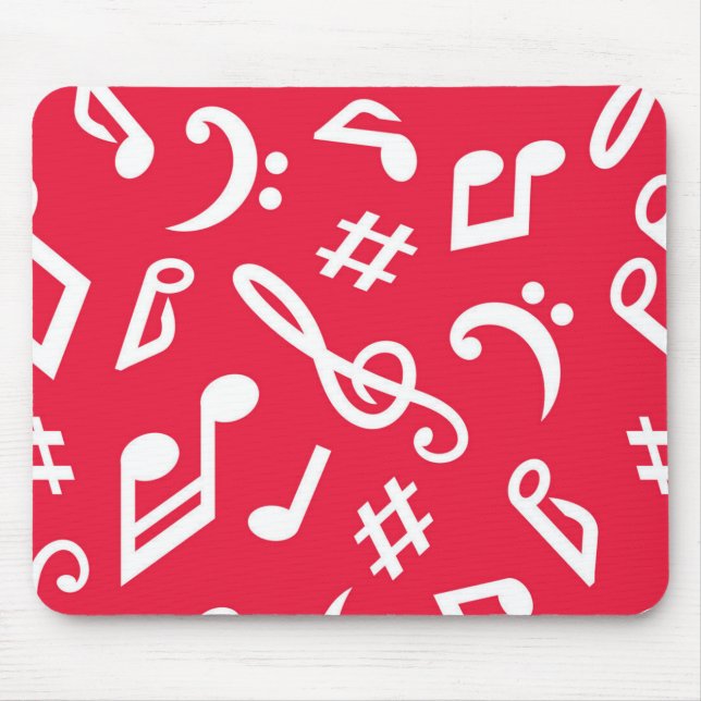 Mousepad Padrão de música (Frente)