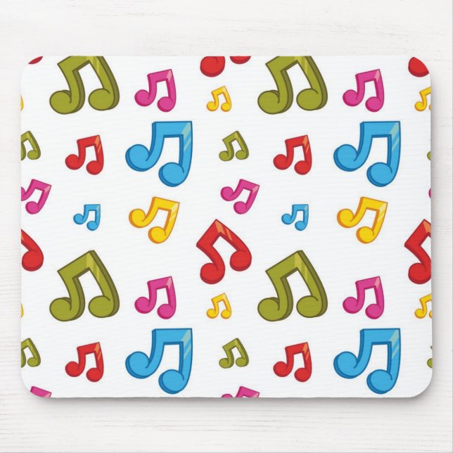 Mousepad Padrão de música (Frente)