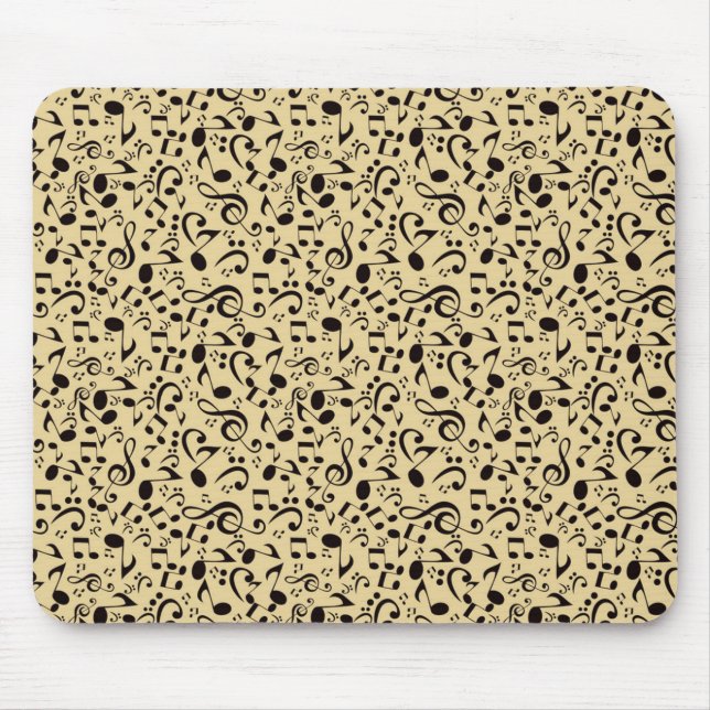 Mousepad Padrão de música (Frente)