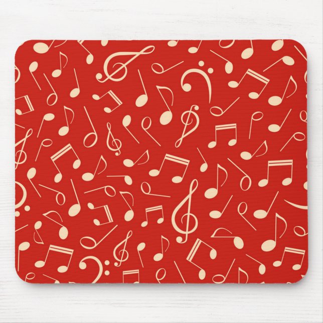 Mousepad Padrão de música (Frente)