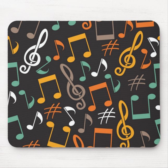 Mousepad Padrão de música (Frente)