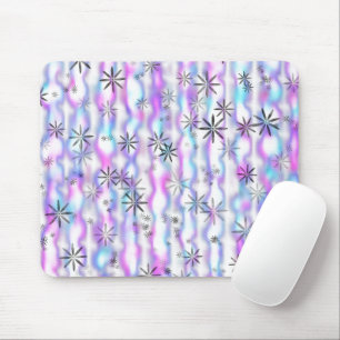 Mousepad Padrão de Ondas de Estrela Explosiva Sonhadora