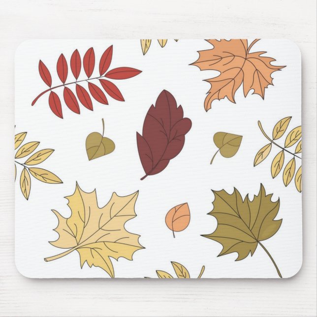 Mousepad Padrão de outono (Frente)