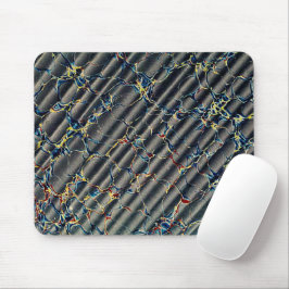 Mousepad Padrão de papel embutido preto