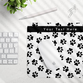 Mousepad Padrão de Patinhas, Patinhas de Cachorro, Patinhas