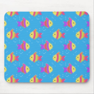 Mousepad Padrão de peixes de natação