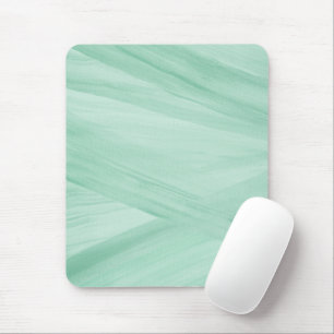 Mousepad Padrão de pinceladas das linhas verdes de Abstrato