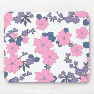 MOUSEPAD PADRÃO DE PINCO E FLOR DE RODA
