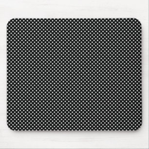 Mousepad Padrão de rede, preto com branco