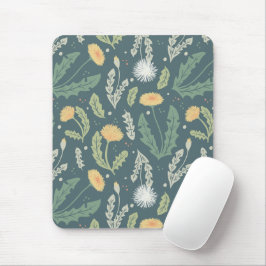 Mousepad Padrão de Semana Floral de Dandelion