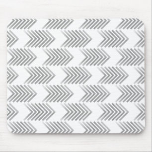 Mousepad Padrão de Seta Tribal da cinza