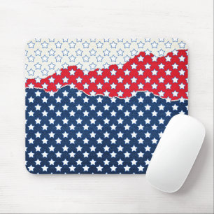 Mousepad Padrão de Sinalizador da América das Estrelas Ve