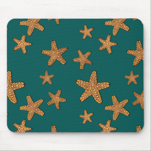 Mousepad Padrão de Starfish Laranja