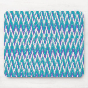 Mousepad Padrão de Teal e Ametyst de Kat ZigZag