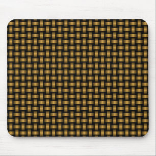 Mousepad Padrão de Tecido Laranja Preto