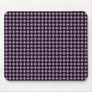 Mousepad Padrão de Tecido Preto Roxo