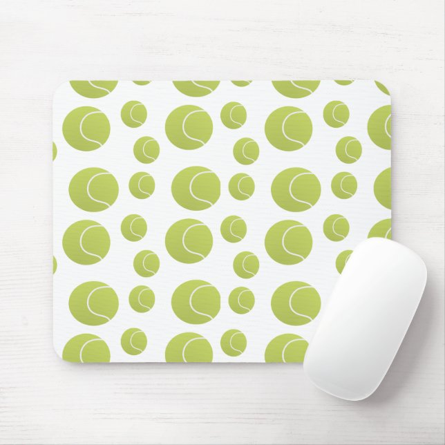 Mousepad Padrão de tênis verde (Com mouse)