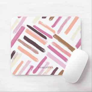 Mousepad Padrão de Traços de Pincel Bonito