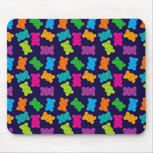 Mousepad Padrão de Ursinhos Gummy