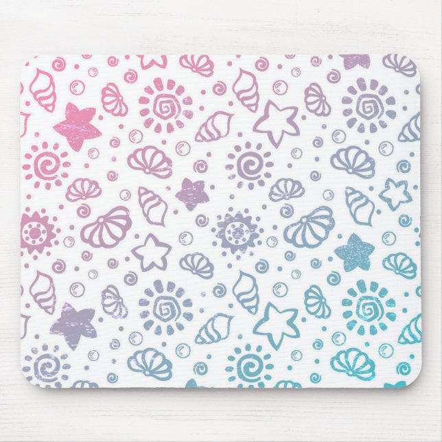 Mousepad Padrão de Verão (Frente)